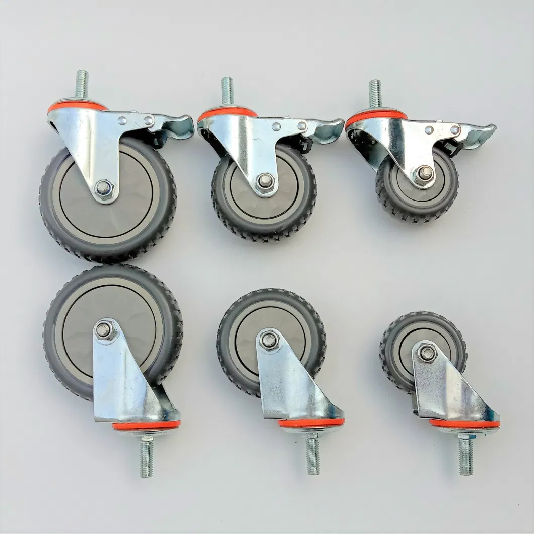 Industrial Casters Wheel Flat Universal Caster Without Brake