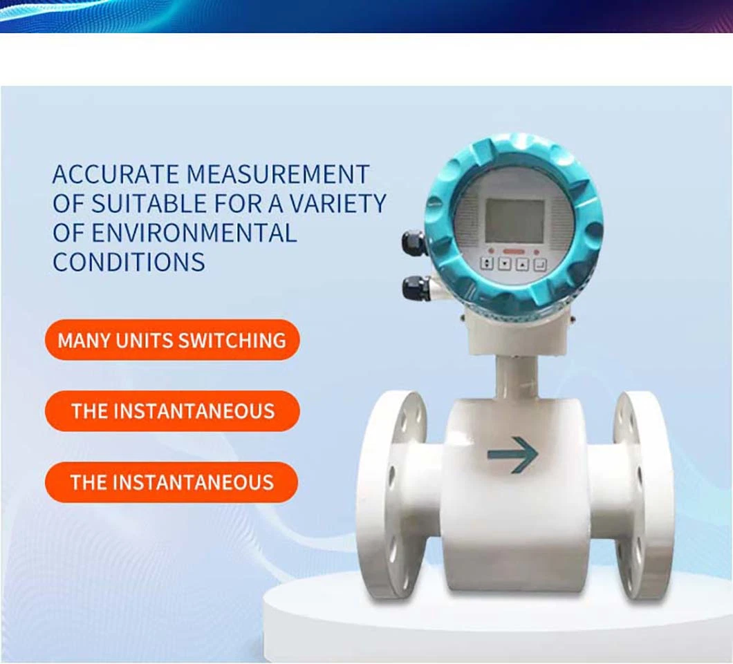 12V 0-10V Output Electromagnetic Sewage Emf Flowmeter DN100 75mm PCB 0.5 Inch Water Flow Meter