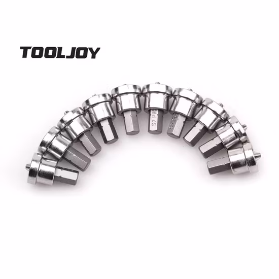 Destornillador de seguridad para paneles de yeso con puntas de vástago hexagonal de 25 mm, 50 mm, pH1, pH2, pH3, 1/4 pulgadas